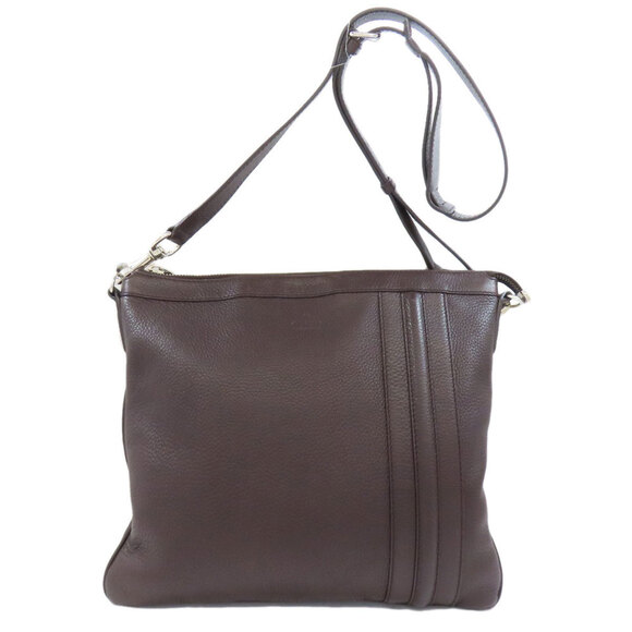 GUCCI Brown Leather Shoulder Bag - Picture 1 of 11